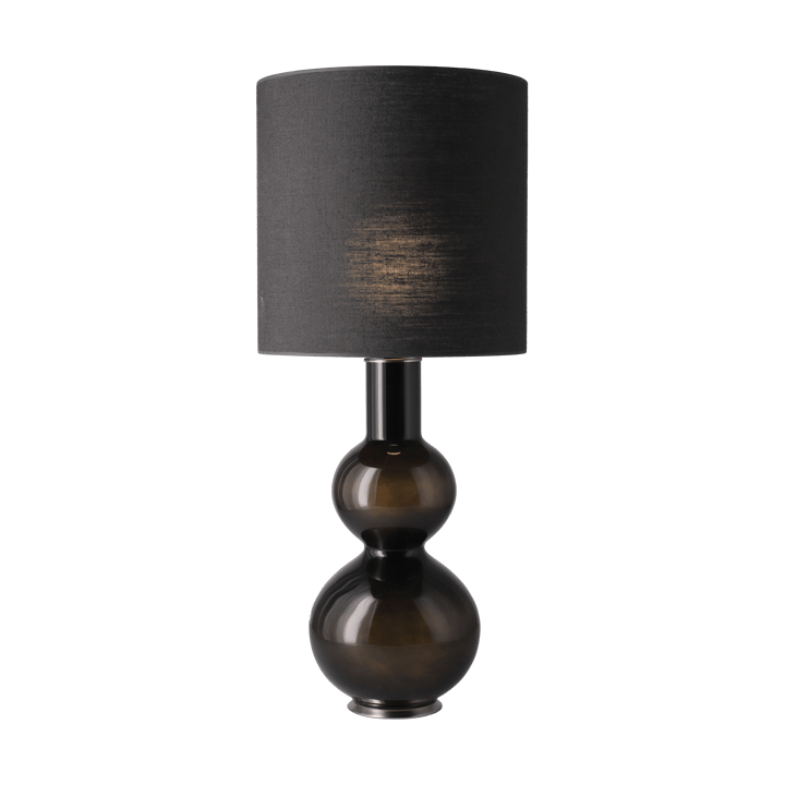 Augusta bordslampa svart lampfot, Lino Negro M Flavia Lamps
