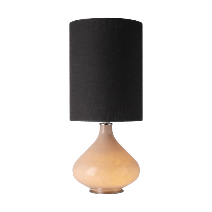 Flavia bordslampa beige lampfot, Lino Negro L Flavia Lamps