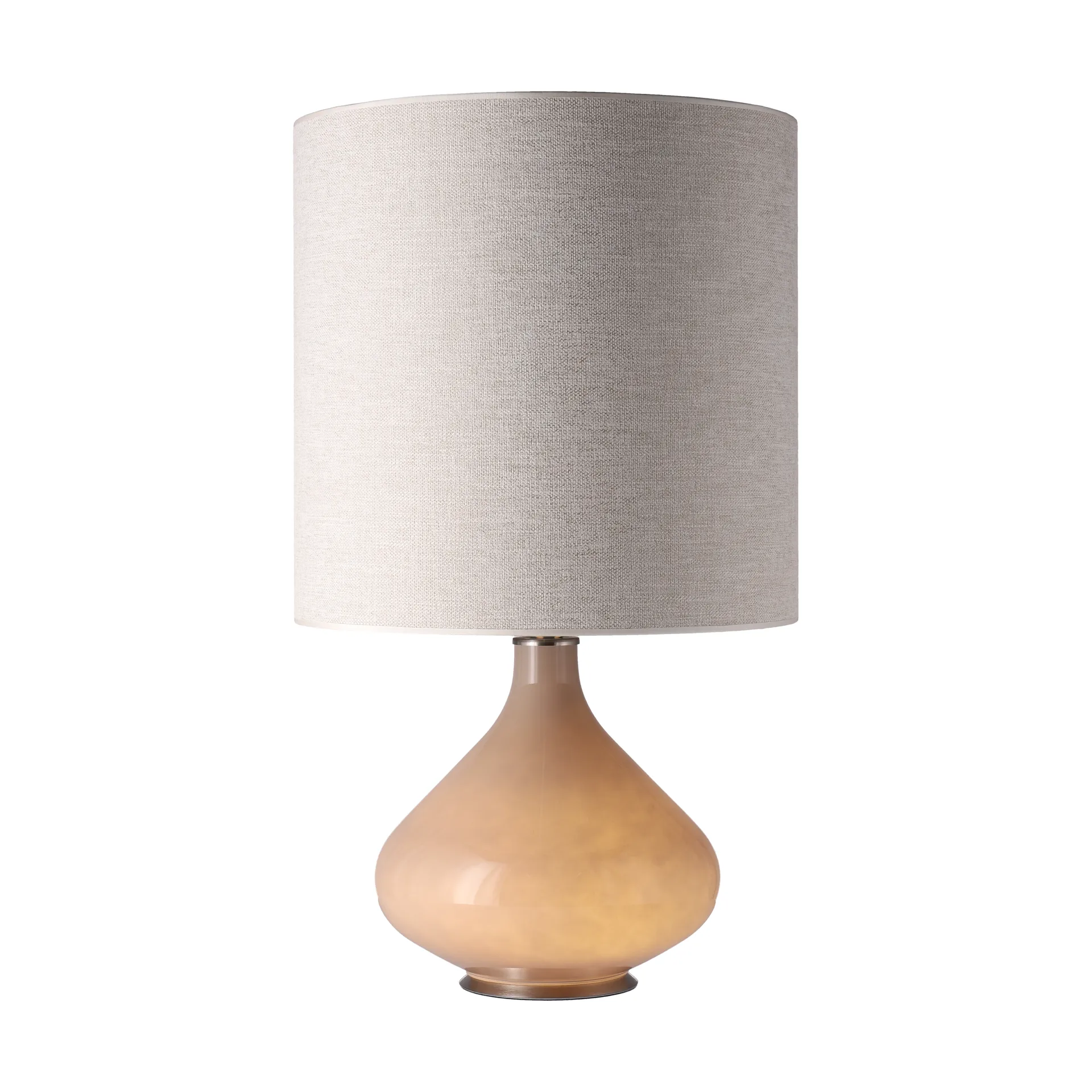 Flavia bordslampa beige lampfot, London Beige M Flavia Lamps