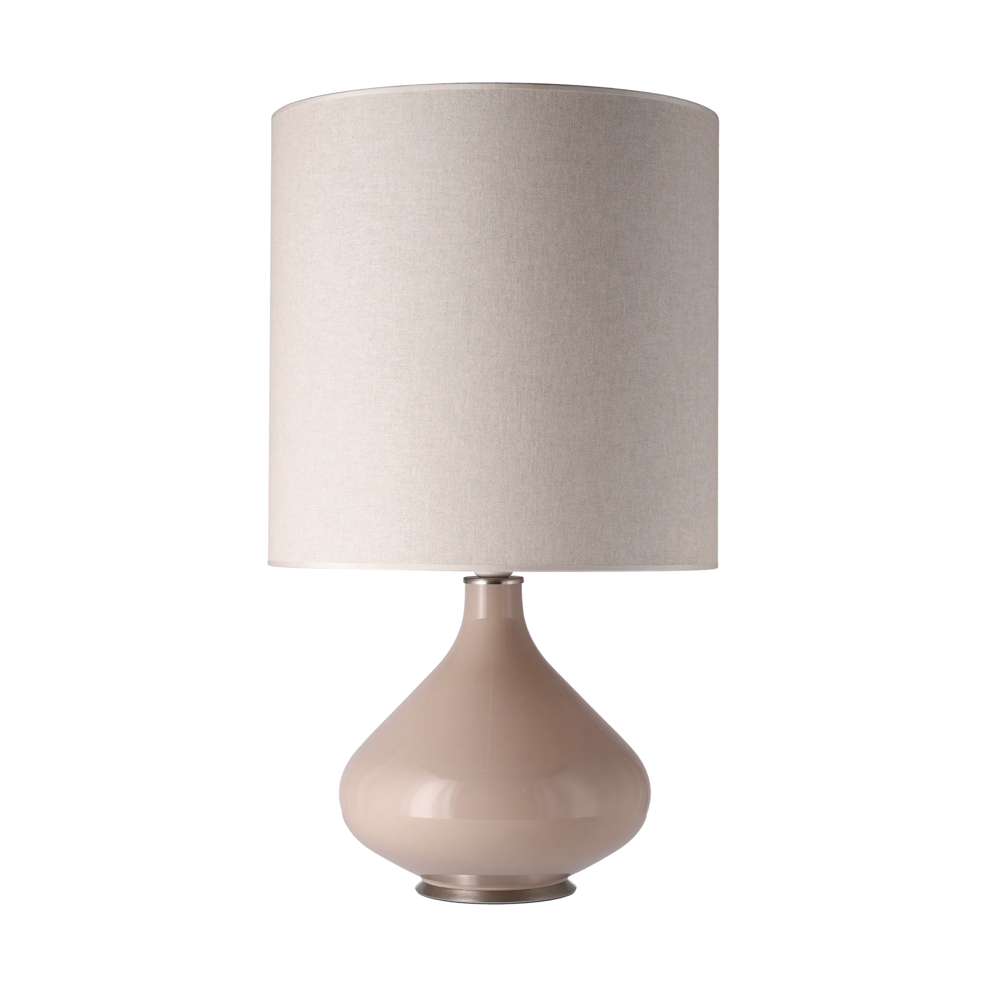 Flavia bordslampa beige lampfot, Milano Tostado M Flavia Lamps