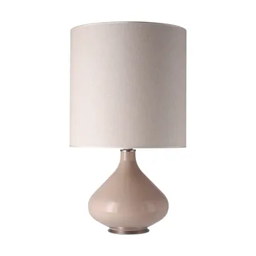 Flavia bordslampa beige lampfot - Milano Tostado M - Flavia Lamps