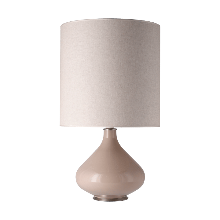 Flavia bordslampa beige lampfot - Milano Tostado M - Flavia Lamps