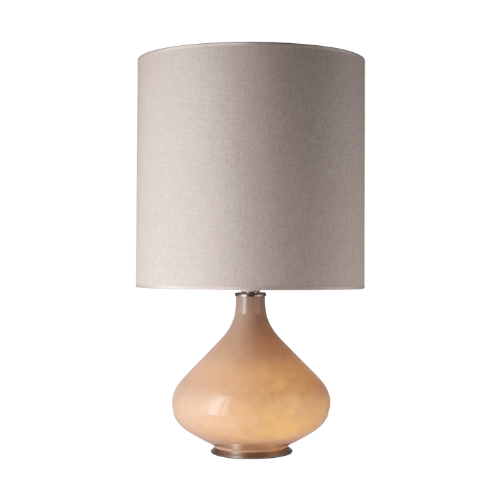 Flavia bordslampa beige lampfot - Milano Tostado M - Flavia Lamps