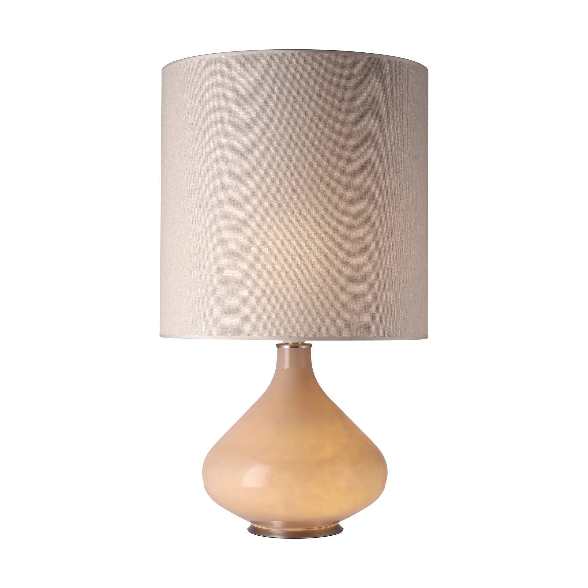 Flavia bordslampa beige lampfot, Milano Tostado M Flavia Lamps