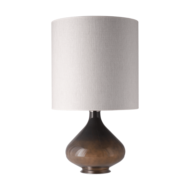 Flavia bordslampa grå lampfot - Babel Beige M - Flavia Lamps