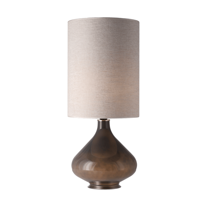 Flavia bordslampa grå lampfot, London Beige L Flavia Lamps