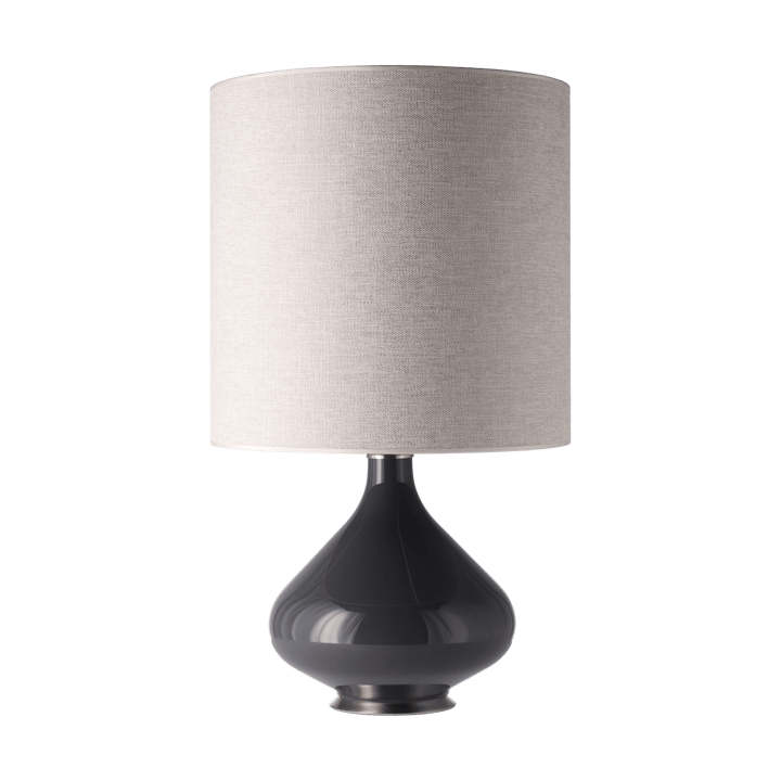 Flavia bordslampa grå lampfot - London Beige M - Flavia Lamps