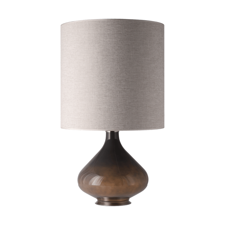 Flavia bordslampa grå lampfot - London Beige M - Flavia Lamps