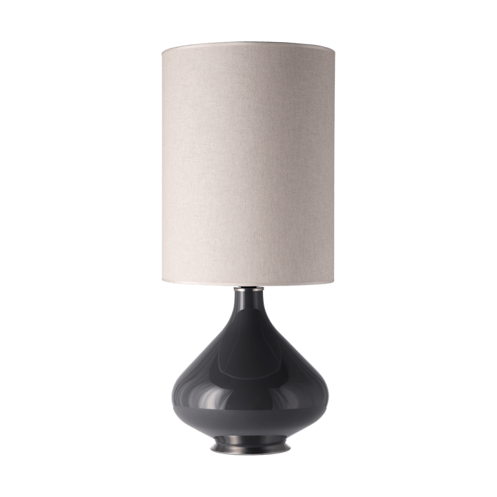 Flavia bordslampa grå lampfot - Milano Tostado L - Flavia Lamps