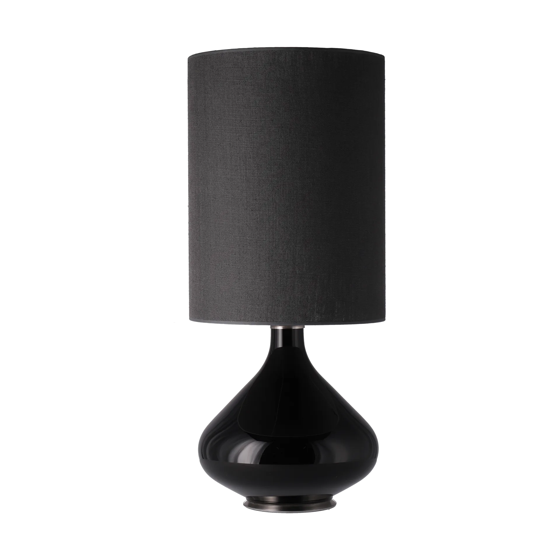Flavia bordslampa svart lampfot, Lino Negro L Flavia Lamps