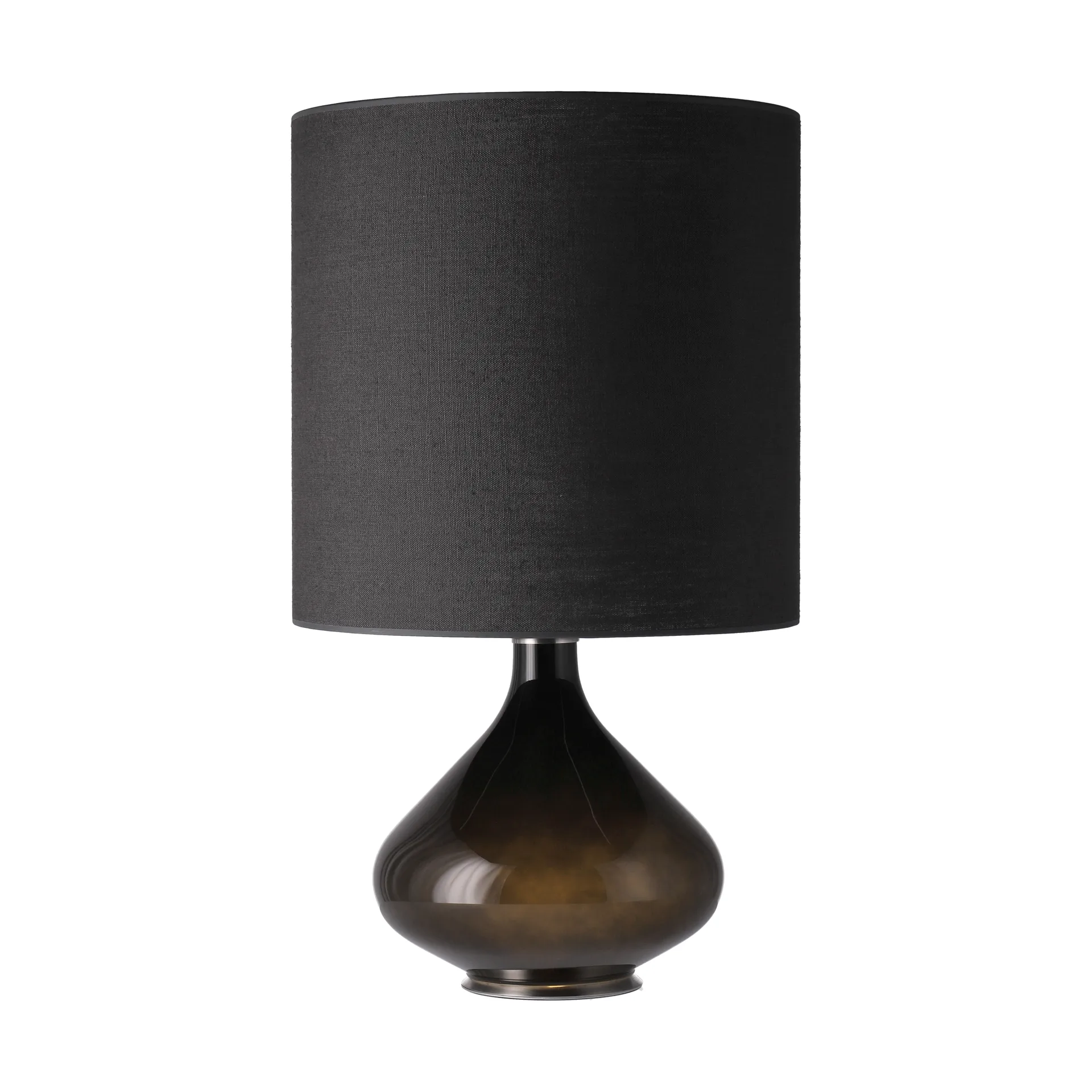 Flavia bordslampa svart lampfot, Lino Negro M Flavia Lamps