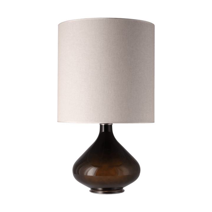 Flavia bordslampa svart lampfot, Milano Tostado M Flavia Lamps