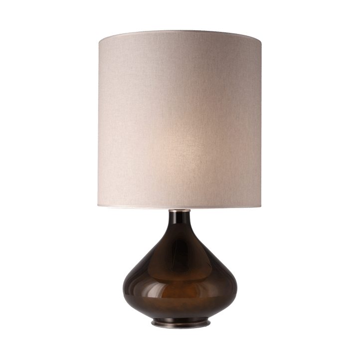 Flavia bordslampa svart lampfot, Milano Tostado M Flavia Lamps