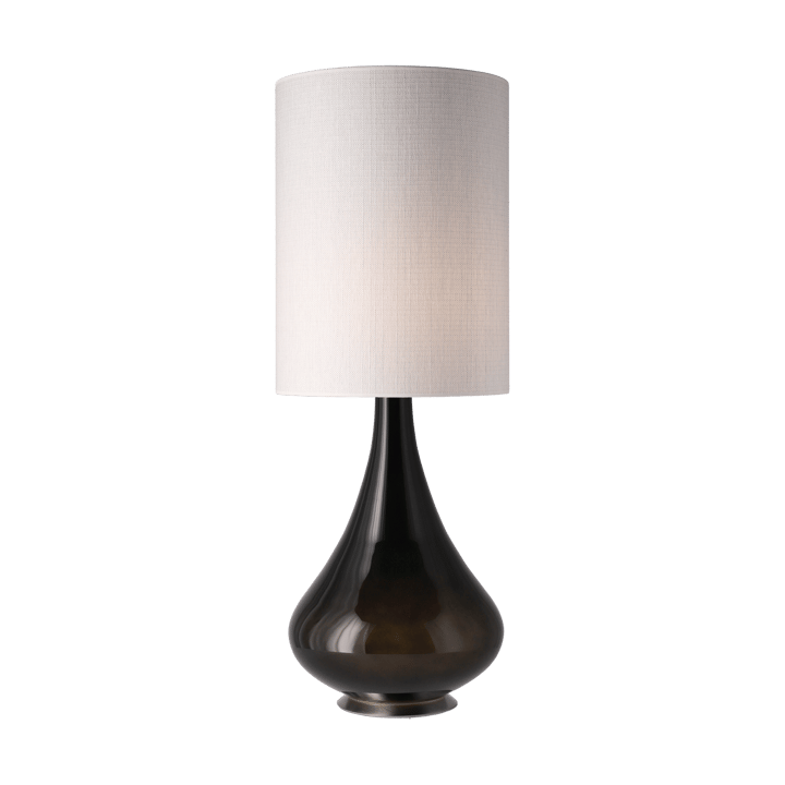 Renata bordslampa svart lampfot, Babel Beige L Flavia Lamps