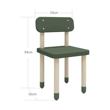 Dots stol - Grön - FLEXA