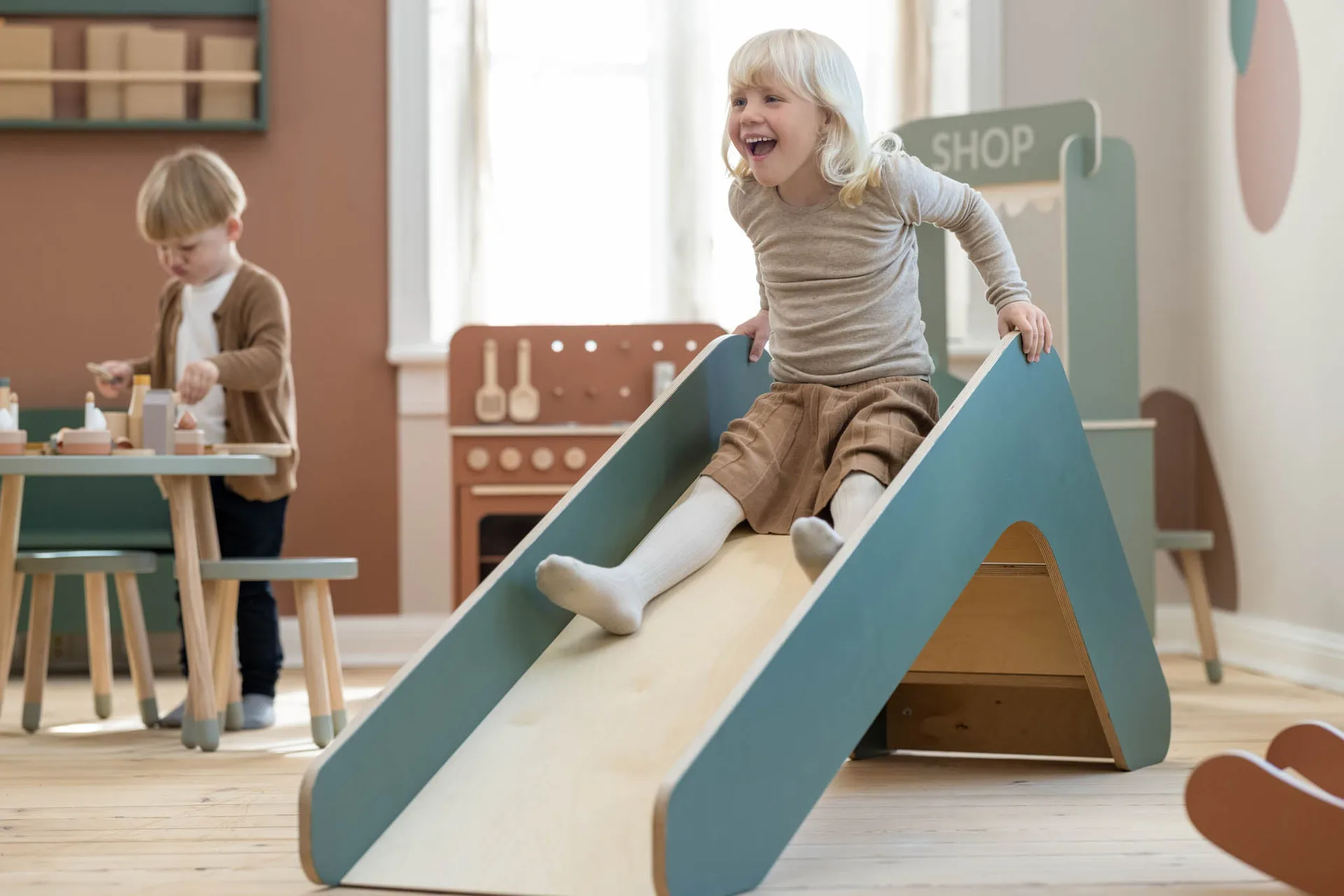 Play rutschkana, Grön FLEXA