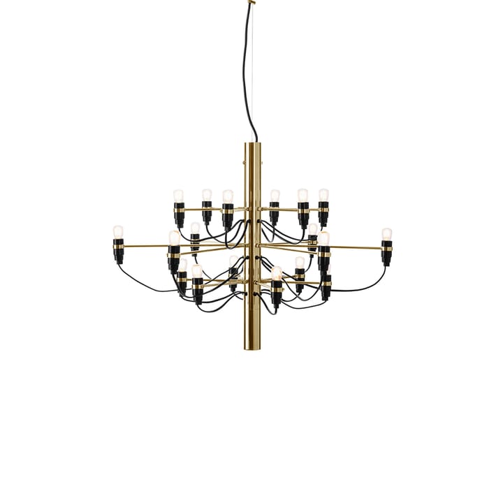 2097 Sarfatti ljuskrona Halogen - Mässing 18 lampor - Flos