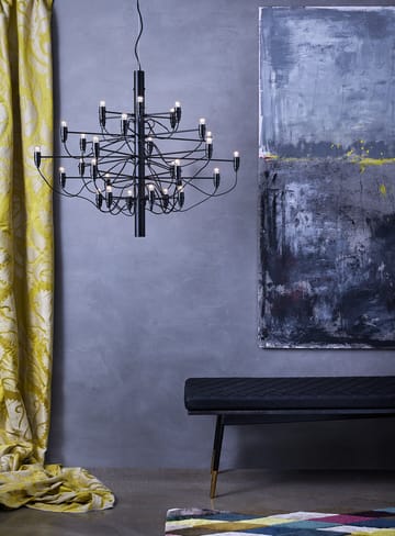 2097 Sarfatti ljuskrona LED - Krom 30 lampor - Flos
