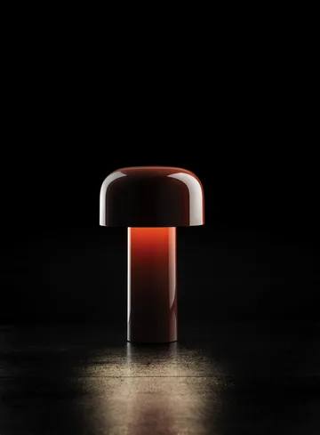 Bellhop bordslampa portabel - Brick red, IP54 (inom/utomhus) - Flos