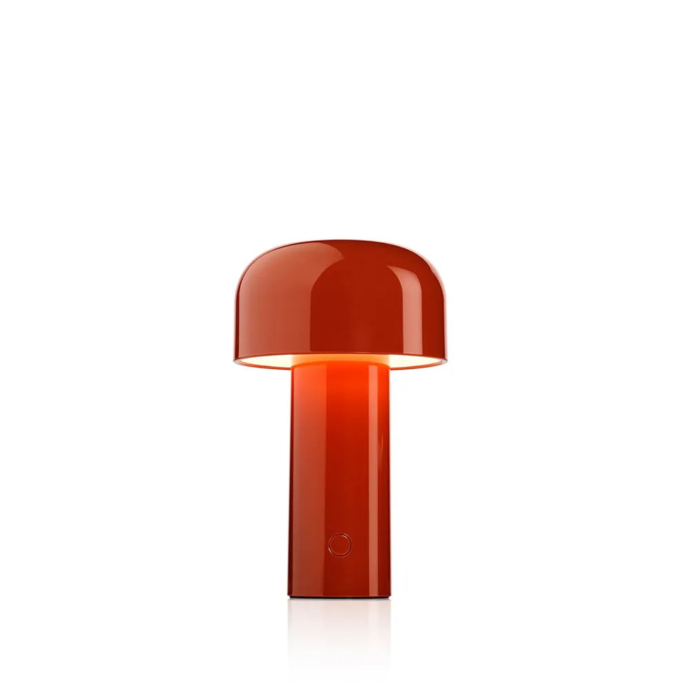 Bellhop bordslampa portabel, Brick red Flos