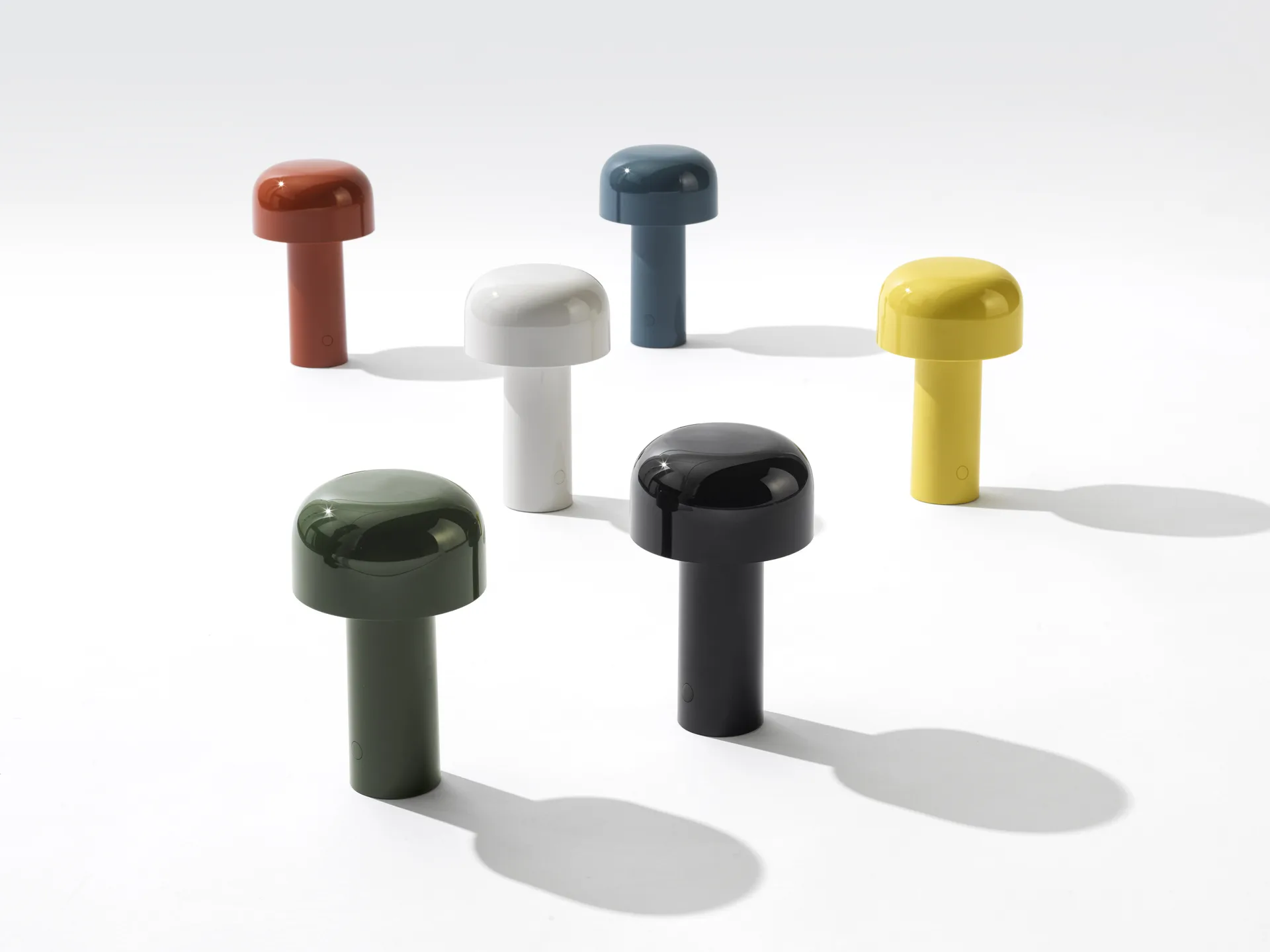 Bellhop bordslampa portabel, Glossy black, IP54 (inom/utomhus) Flos