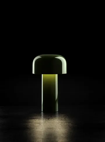 Bellhop bordslampa portabel - Glossy green, IP54 (inom/utomhus) - Flos