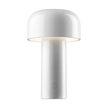 Bellhop bordslampa portabel - White, IP54 (inom/utomhus) - Flos