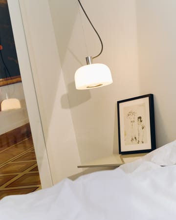 Bellhop Glass S1 pendel - Bright aluminum - Flos