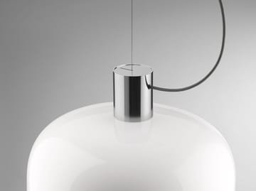 Bellhop Glass S2 pendel - Bright aluminum - Flos