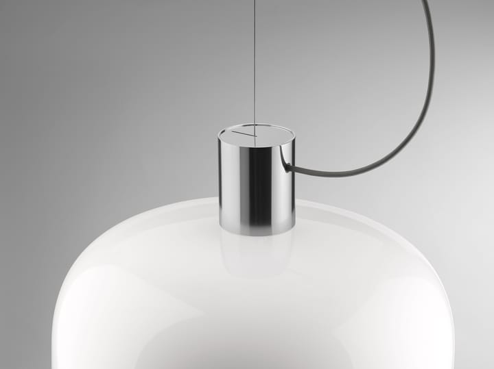 Bellhop Glass S2 pendel, Bright aluminum Flos