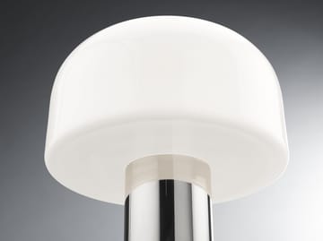 Bellhop Glass T bordslampa - Bright aluminum - Flos
