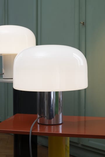 Bellhop Glass T bordslampa - Bright aluminum - Flos