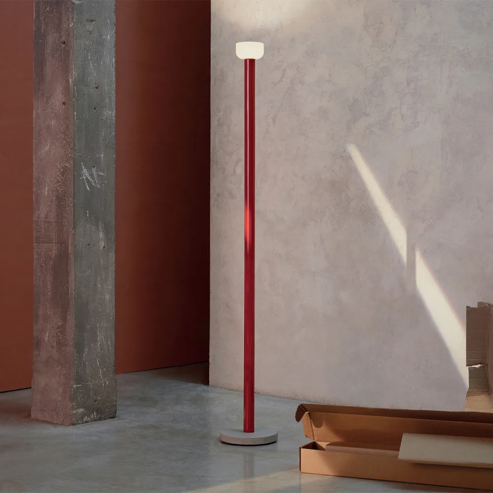 Bellhop golvlampa, Brick red Flos