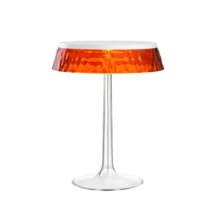 Bon Jour T bordslampa - white, amber skärm  - Flos