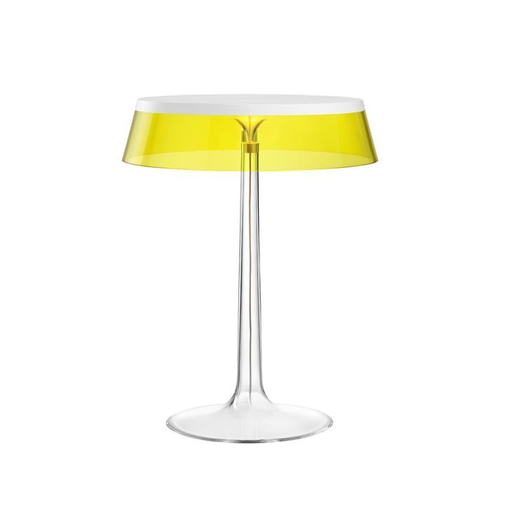 Bon Jour T bordslampa, White-gul skärm Flos