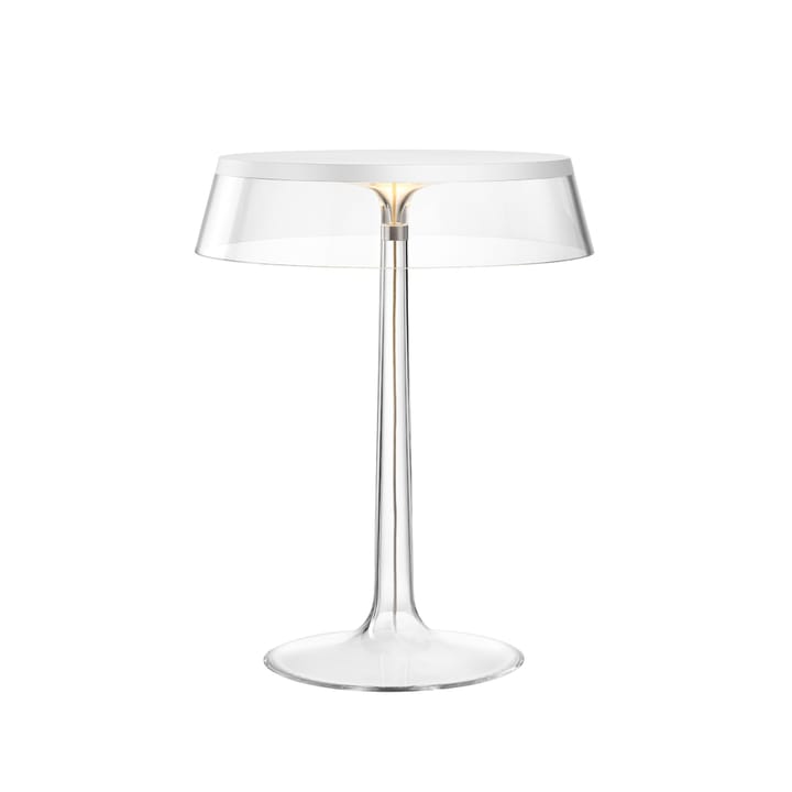 Bon Jour T bordslampa - white, transparent skärm  - Flos