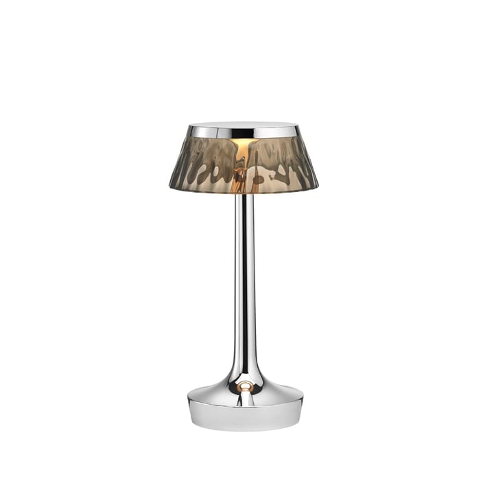 Bon Jour Unplugged bordslampa - Chrome-fumée - Flos