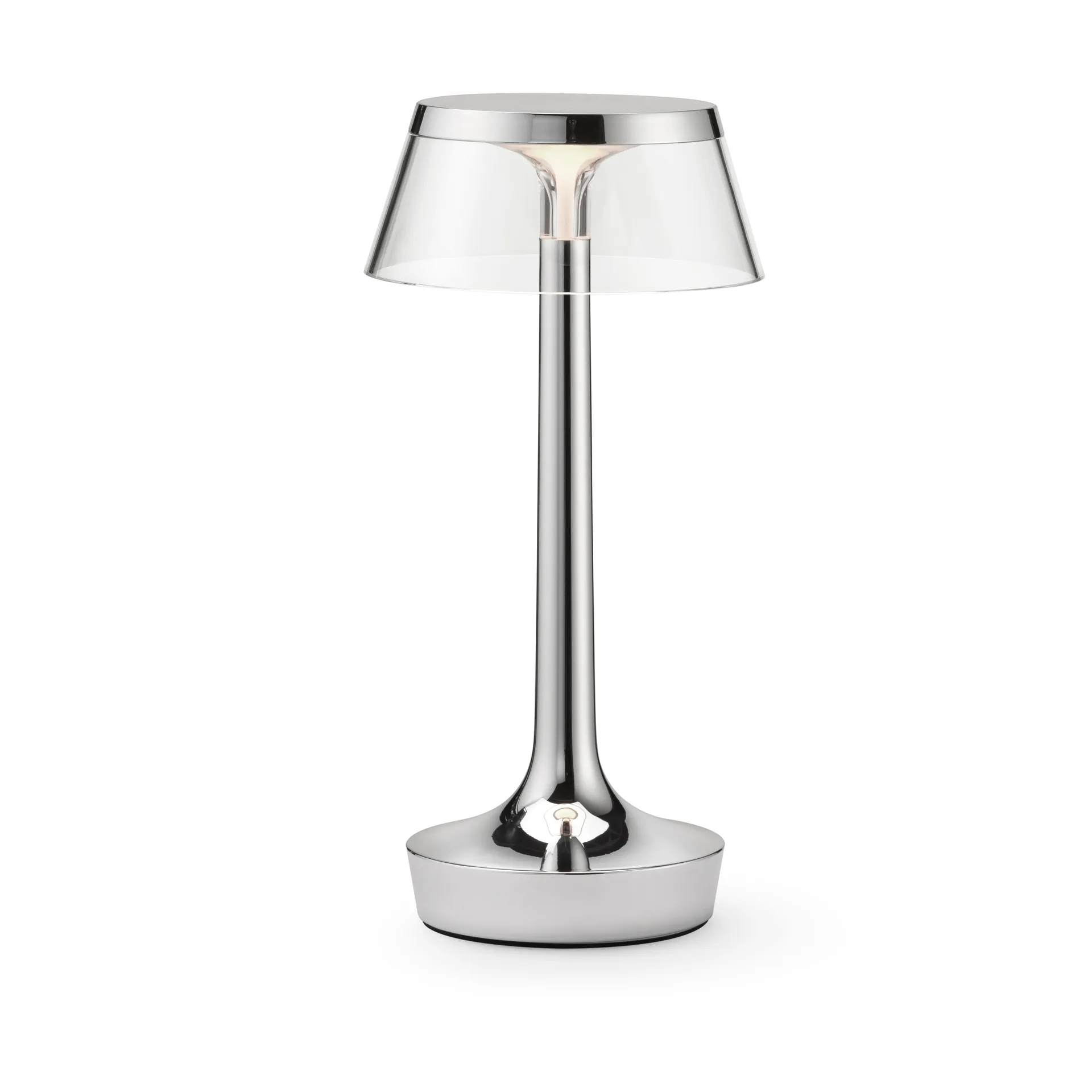 Bon Jour Unplugged bordslampa, Chrome Flos