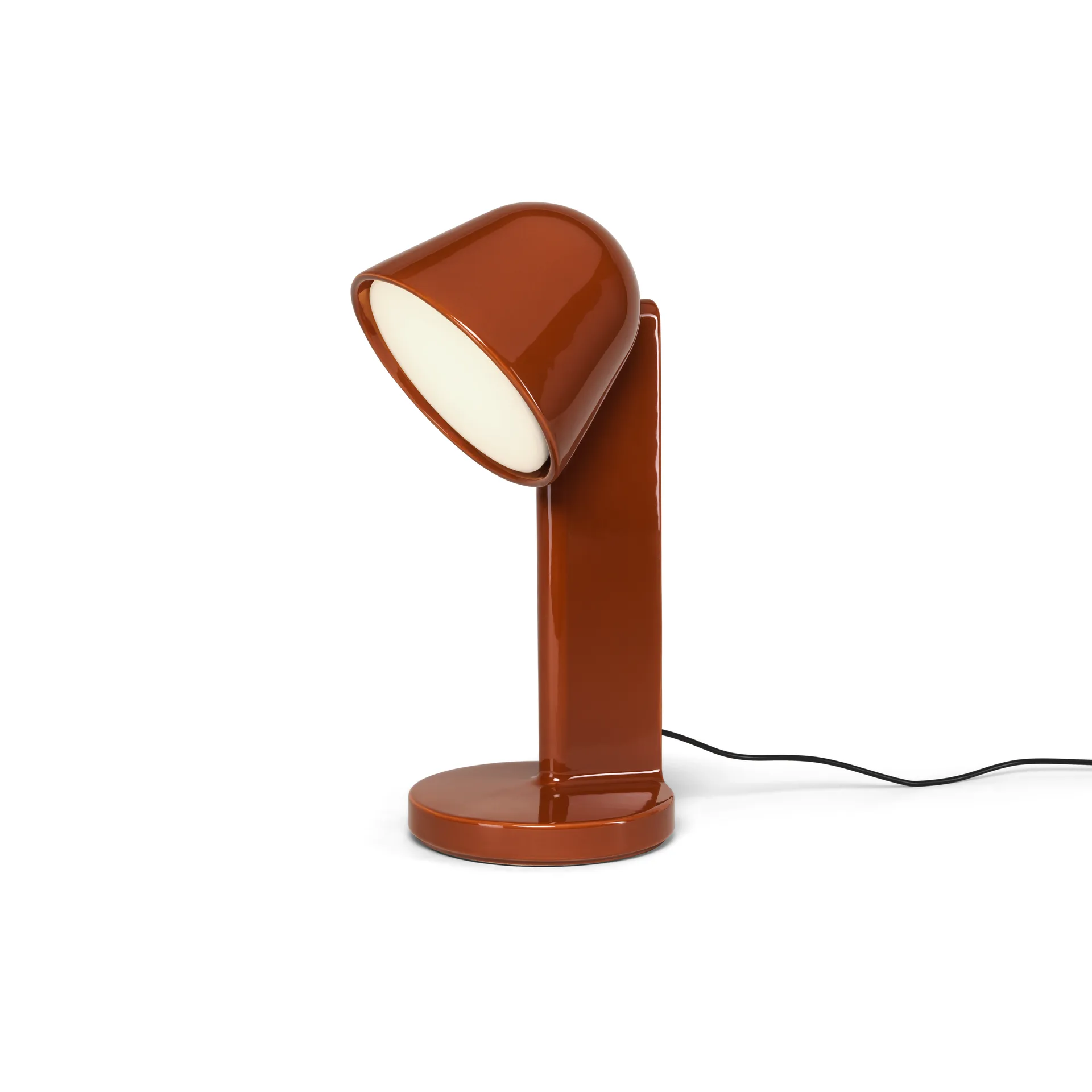 Céramique Down bordslampa, Rust red Flos
