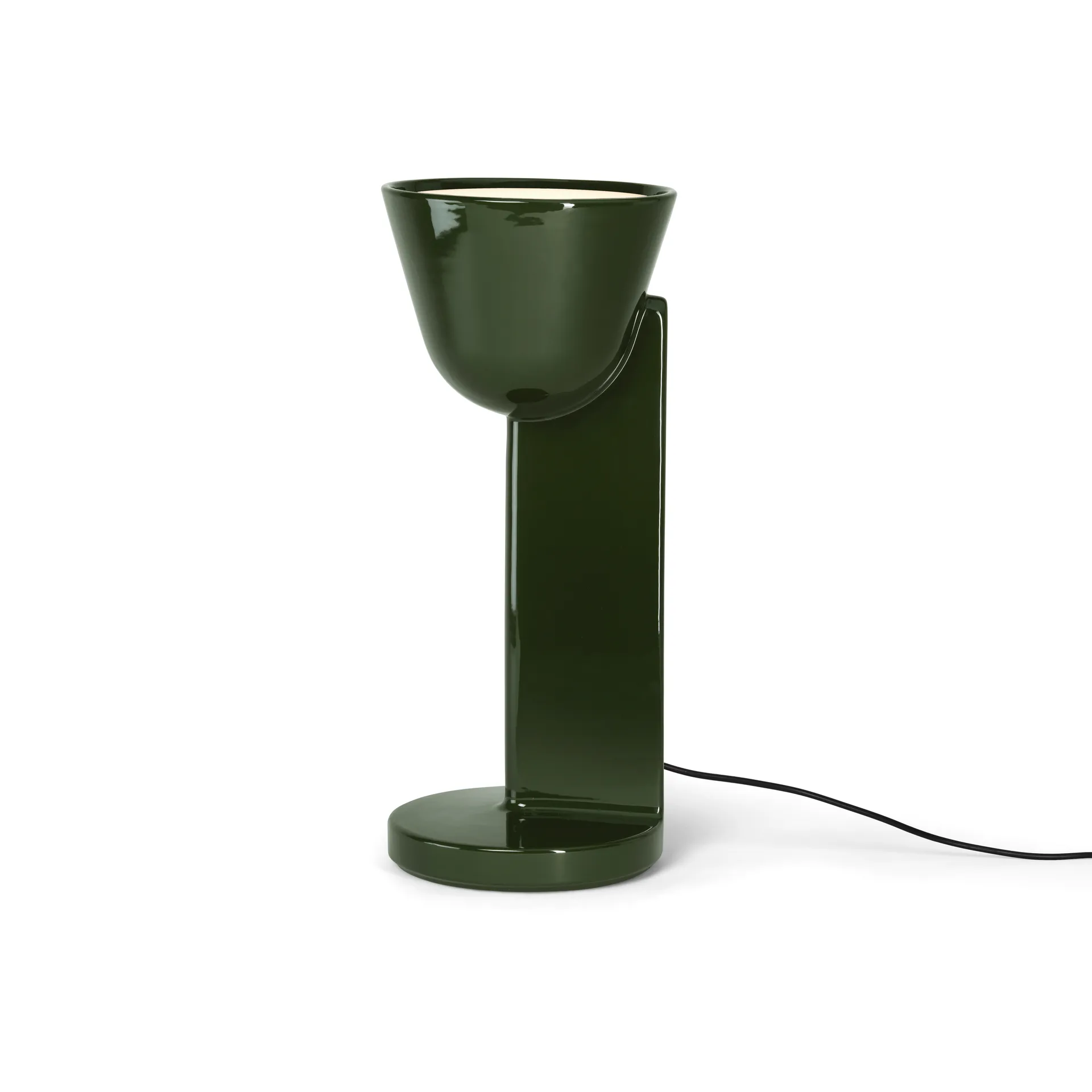 Céramique Up bordslampa, Moss green Flos