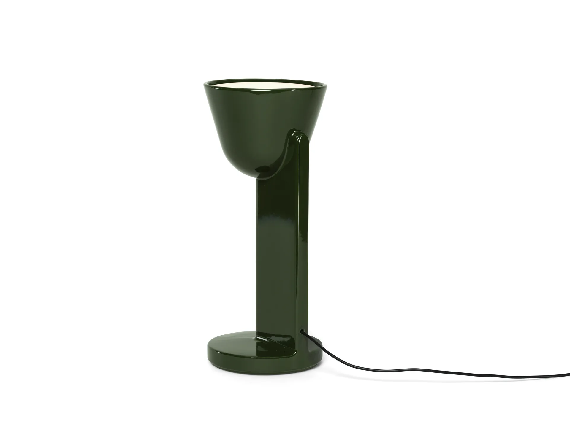 Céramique Up bordslampa, Moss green Flos