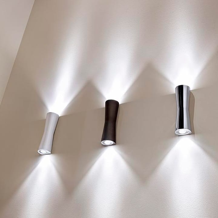 Clessidra 20°+20° vägglampa, vit Flos
