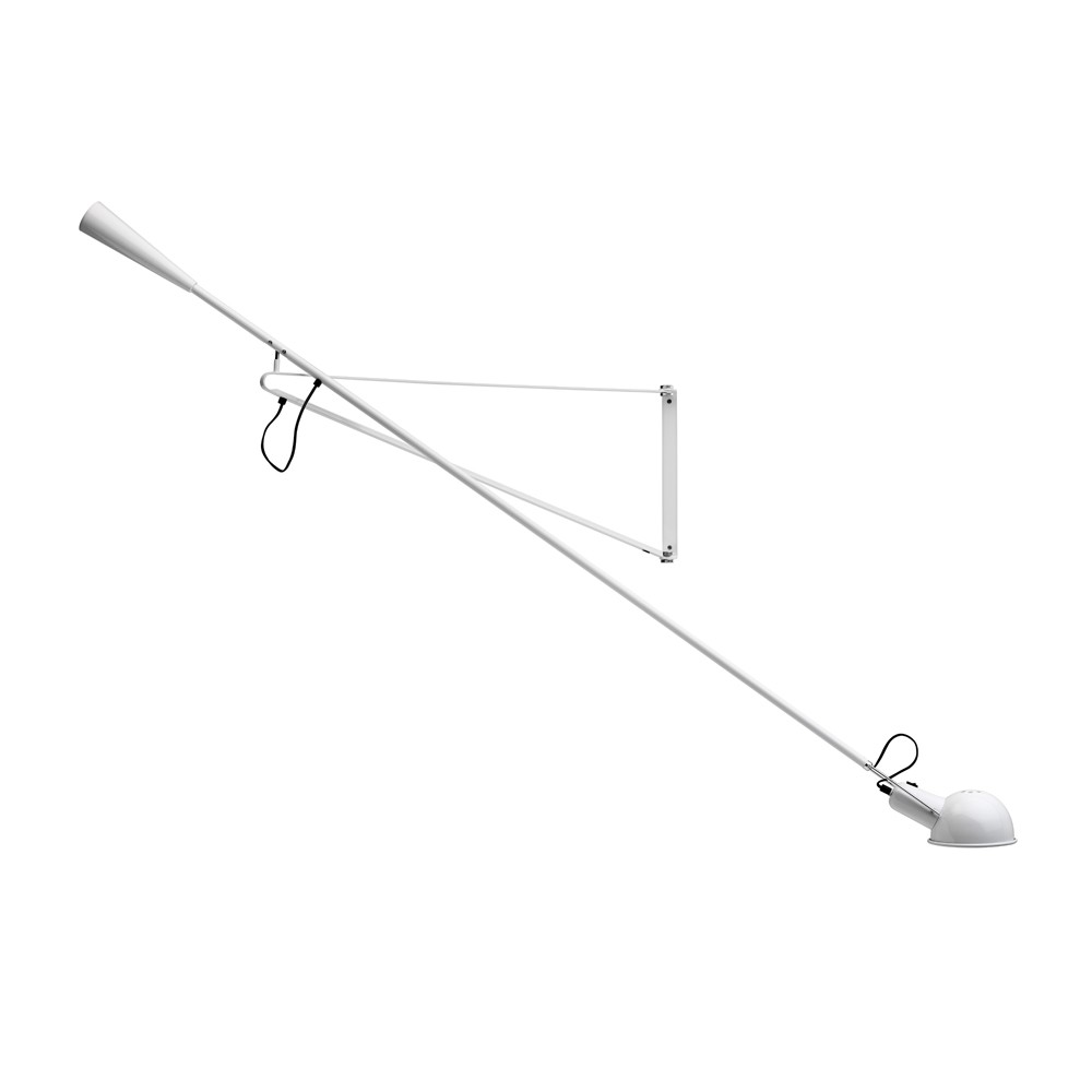 Flos 265 vägglampa Vit lack | Skandinavisk Design | Vägglampor | Vit