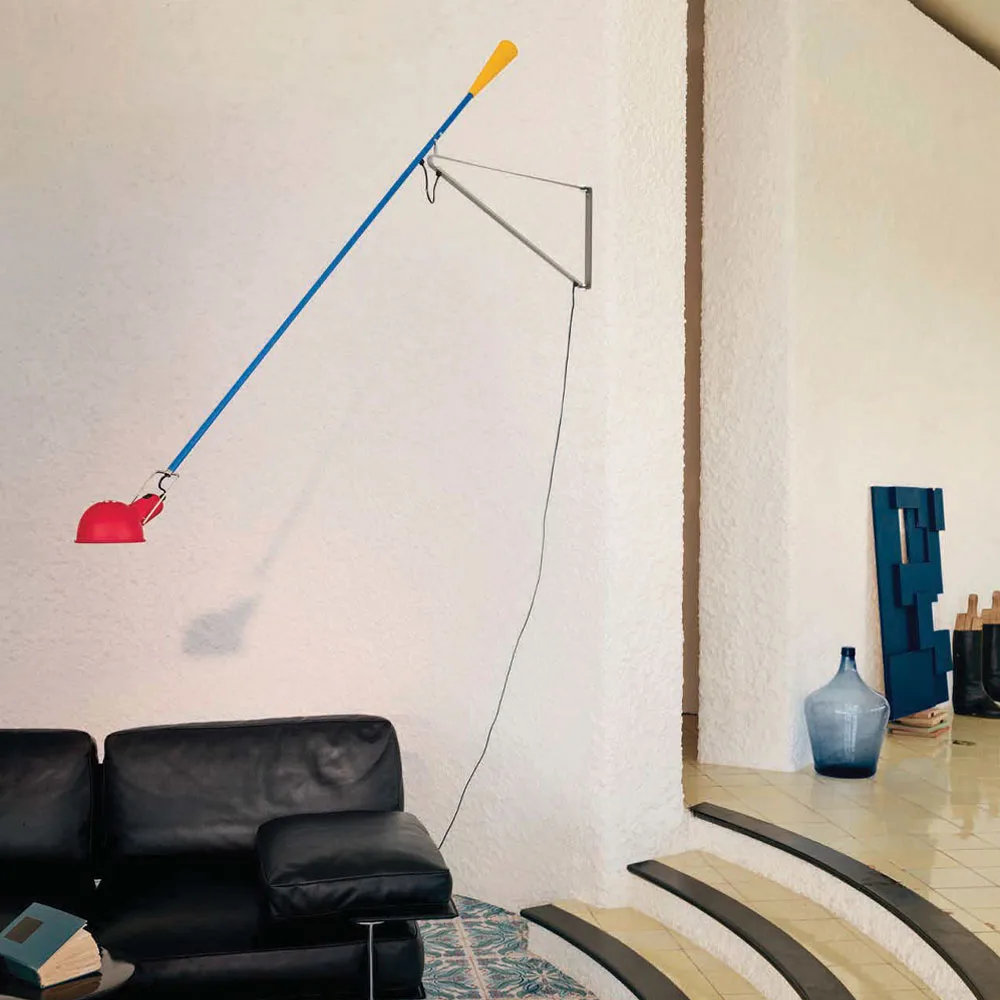 Flos 265 vägglampa, Vit lack Flos