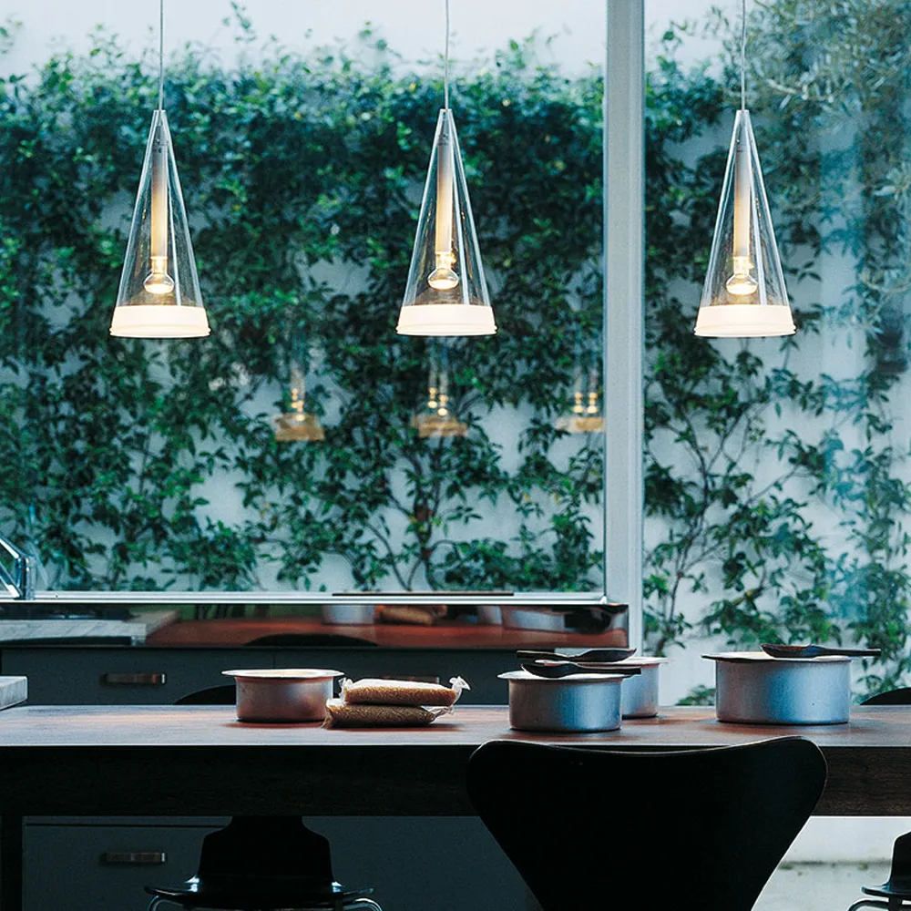 Fucsia 1 pendel, Glas Flos