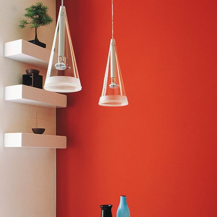 Fucsia 1 pendel, glas Flos