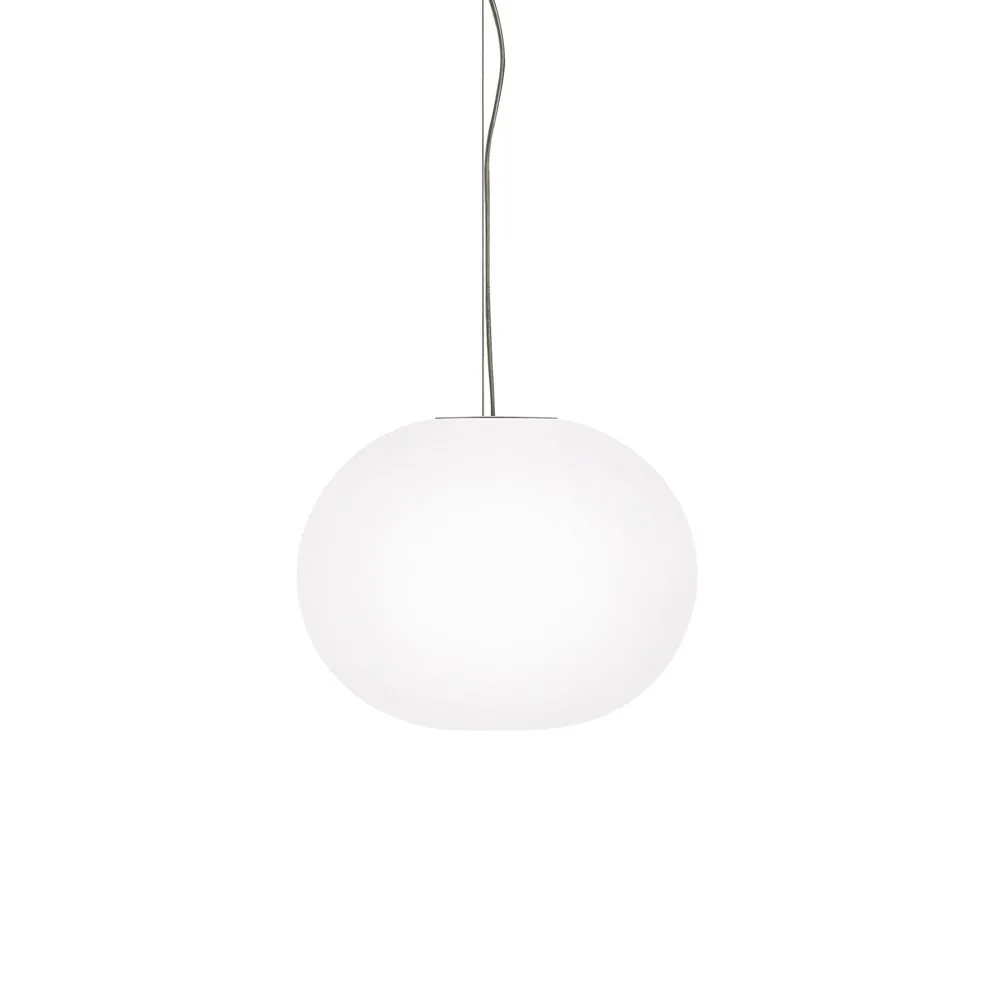 Glo-ball S1 pendel, Vitt opalglas Flos
