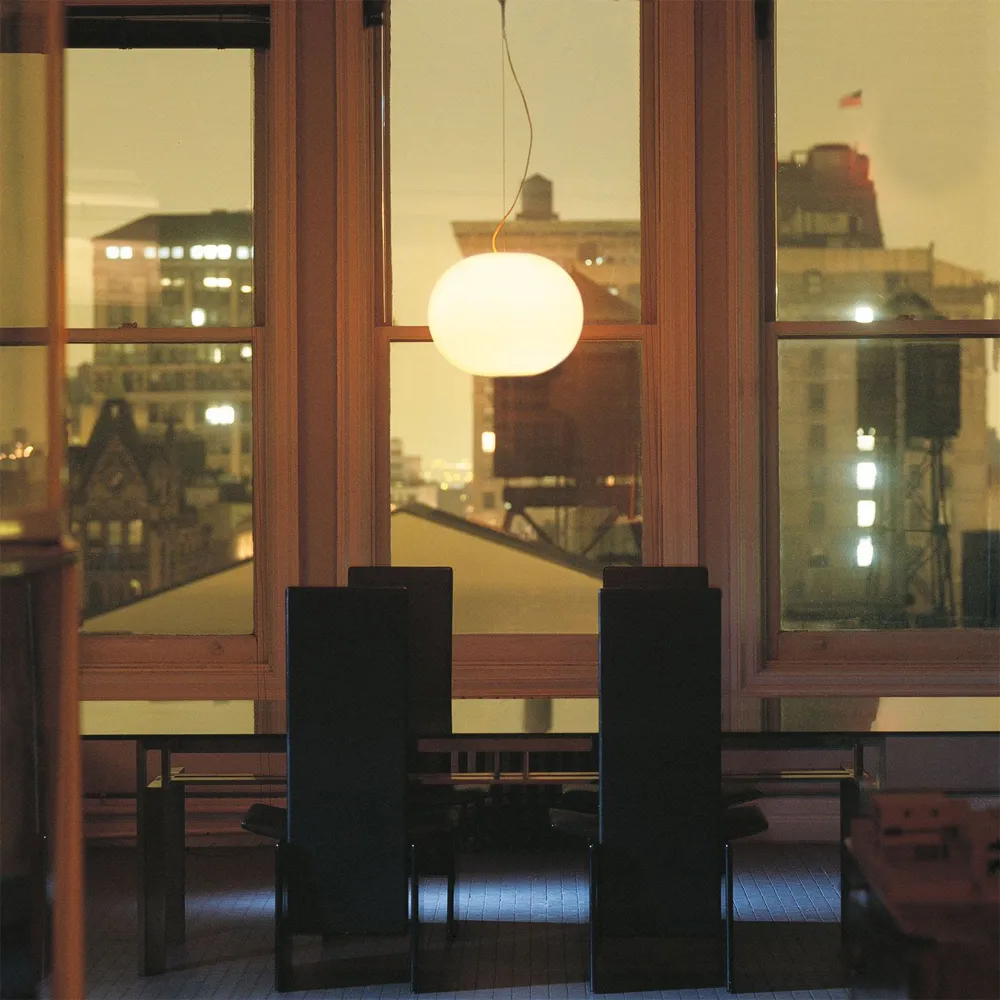 Glo-ball S1 pendel, Vitt opalglas Flos