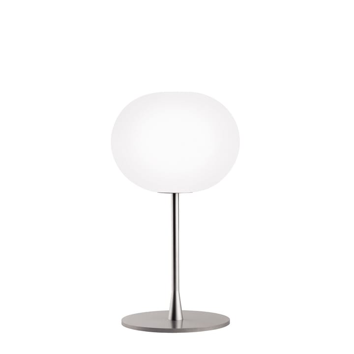 Glo-ball T1 bordslampa - vitt opalglas, matt silverstativ - Flos