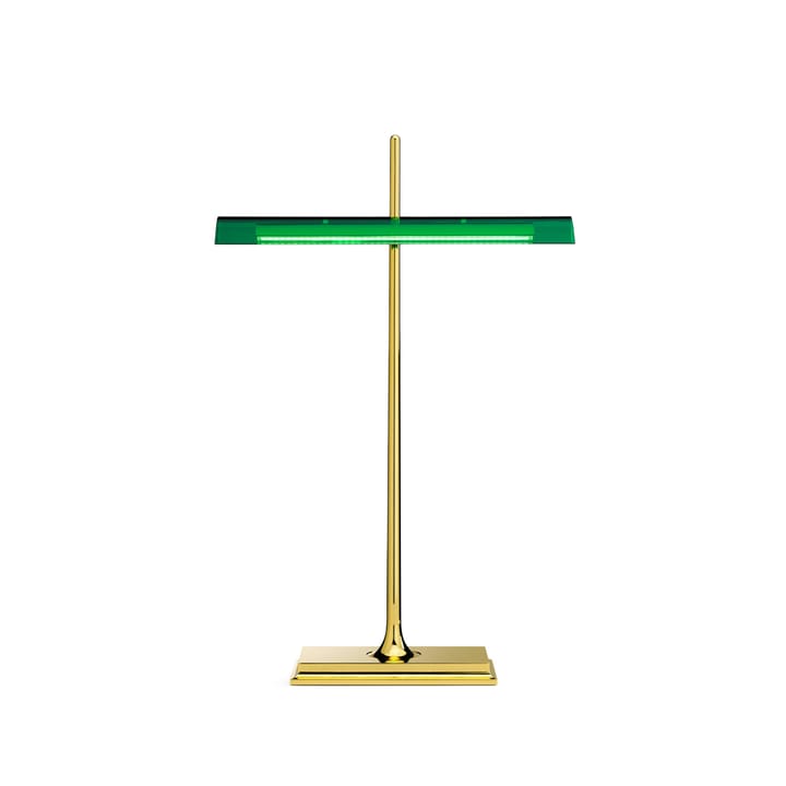 Goldman bordslampa - mässing/grön - Flos